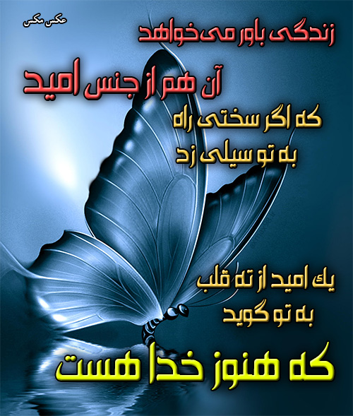 عکس نوشته امید 1635